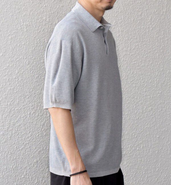 SHIPS any「SHIPS any:〈手洗い可能〉TEXBRID(R) ドライタッチ サマー ニット ポロシャツ◇」|ポロシャツ|