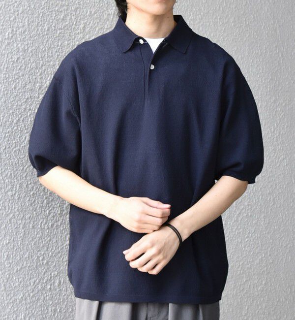 SHIPS any「SHIPS any:〈手洗い可能〉TEXBRID(R) ドライタッチ サマー ニット ポロシャツ◇」|ポロシャツ|