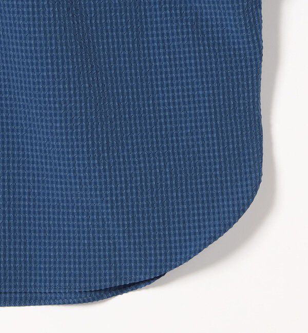 quaranciel「《予約》quaranciel:〈手洗い可能〉サッカー ドロストカラー スキッパー シャツ ブラウス」|シャツ・ブラウス|