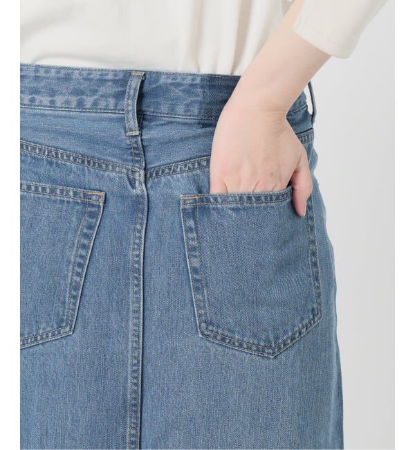 SLOBE IENA「《WEBのみ4サイズ展開》LE DENIM スリットフレアデニムスカート」|スカート|