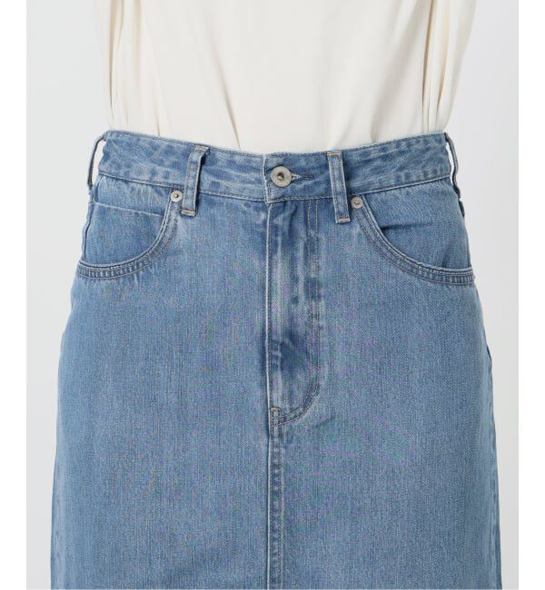 SLOBE IENA「《WEBのみ4サイズ展開》LE DENIM スリットフレアデニムスカート」|スカート|