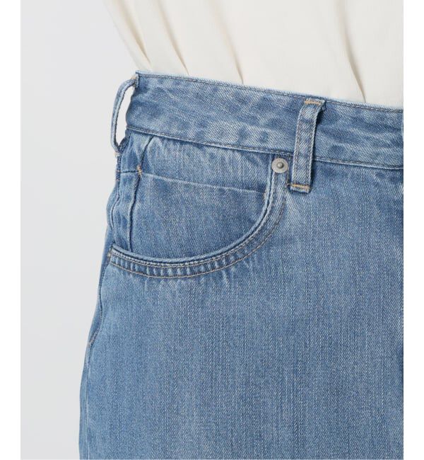 SLOBE IENA「《WEBのみ4サイズ展開》LE DENIM スリットフレアデニムスカート」|スカート|