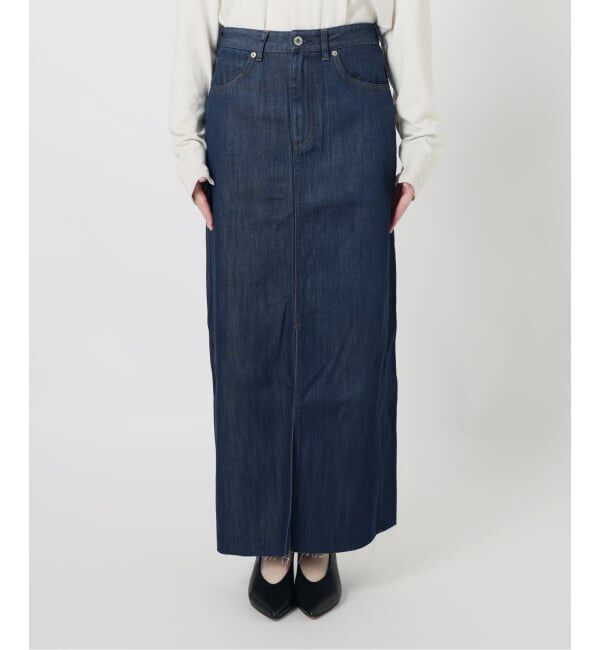 SLOBE IENA「《WEBのみ4サイズ展開》LE DENIM スリットフレアデニムスカート」|スカート|