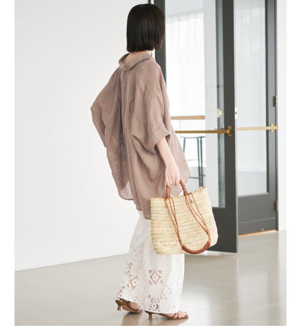SLOBE IENA「《シリーズあり》リネンコットンBOXシャツ」|シャツ・ブラウス|