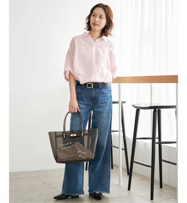 SLOBE IENA「《シリーズあり》リネンコットンBOXシャツ」|シャツ・ブラウス|