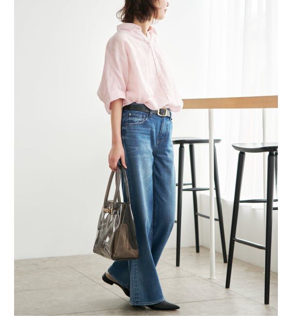 SLOBE IENA「《シリーズあり》リネンコットンBOXシャツ」|シャツ・ブラウス|