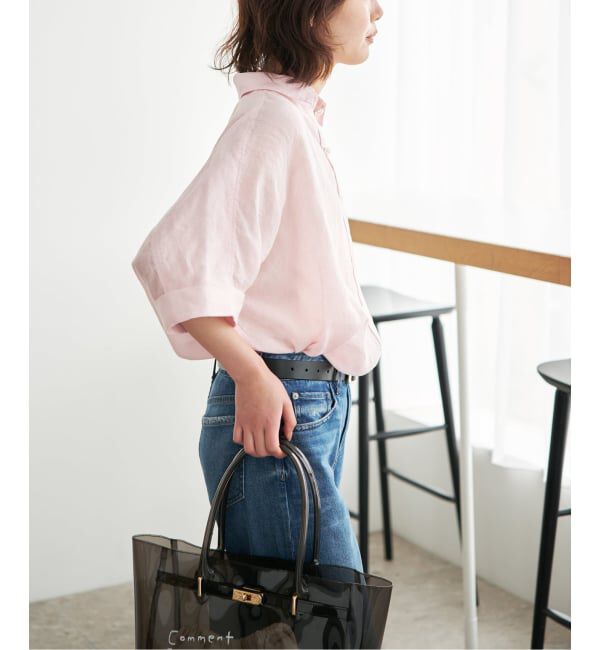 SLOBE IENA「《シリーズあり》リネンコットンBOXシャツ」|シャツ・ブラウス|