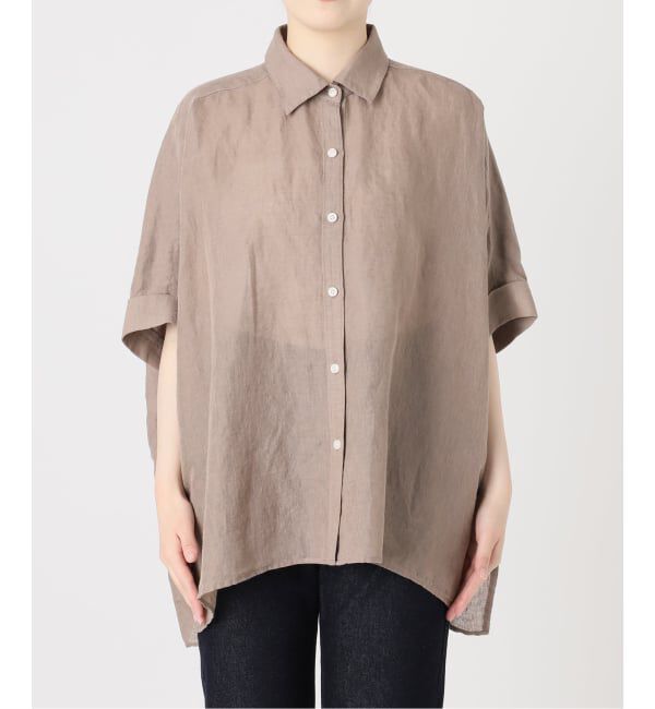 SLOBE IENA「《シリーズあり》リネンコットンBOXシャツ」|シャツ・ブラウス|
