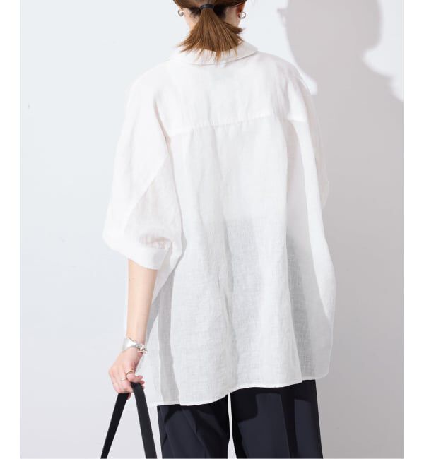 SLOBE IENA「《シリーズあり》リネンコットンBOXシャツ」|シャツ・ブラウス|