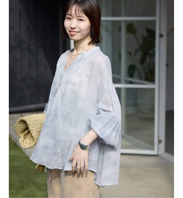 SLOBE IENA「《追加2》ラミースキッパーシャツ」|シャツ・ブラウス|