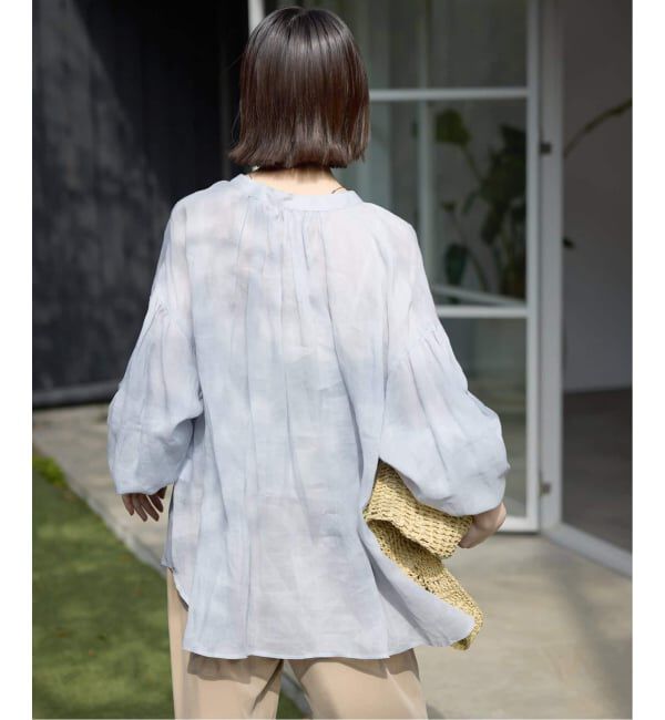 SLOBE IENA「《追加2》ラミースキッパーシャツ」|シャツ・ブラウス|