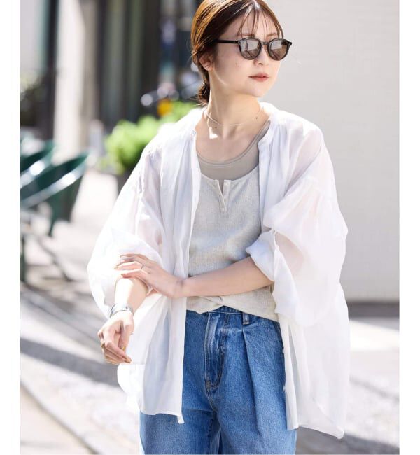 SLOBE IENA「《追加2》ラミースキッパーシャツ」|シャツ・ブラウス|