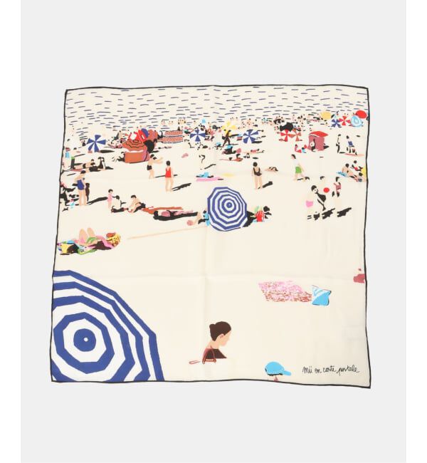 JOURNAL STANDARD「【Mii / ミイ】SCREEN PRINTED SQUARE SCARF-70X70」|バンダナ・スカーフ|