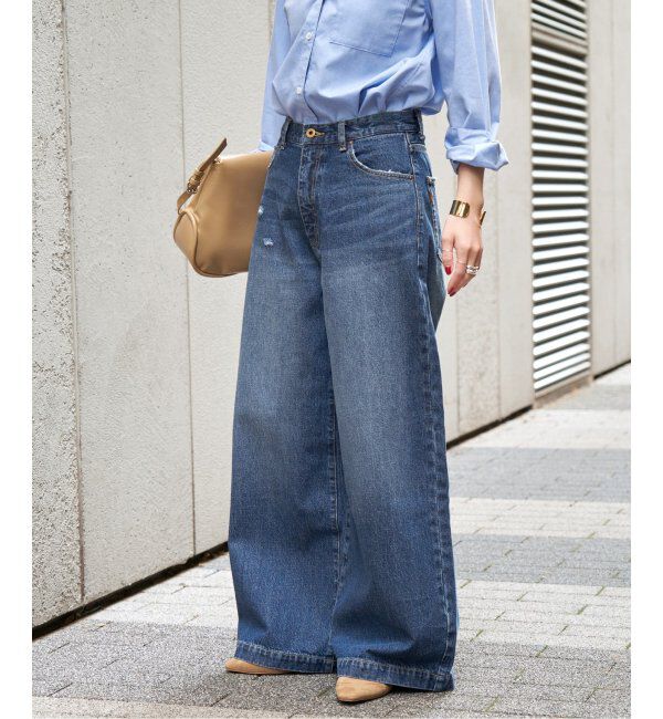 Spick and Span「《追加》5 1/2 BAGGY DENIM」|デニム|