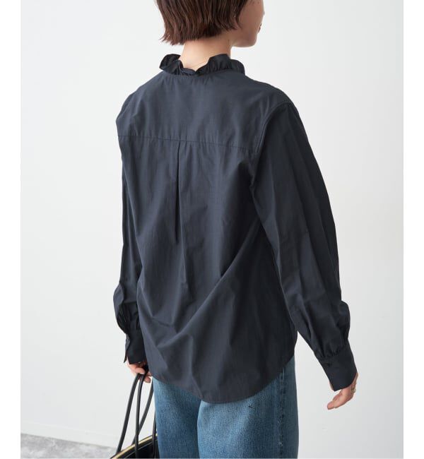 Spick and Span「フリルVネックブラウス」|シャツ・ブラウス|