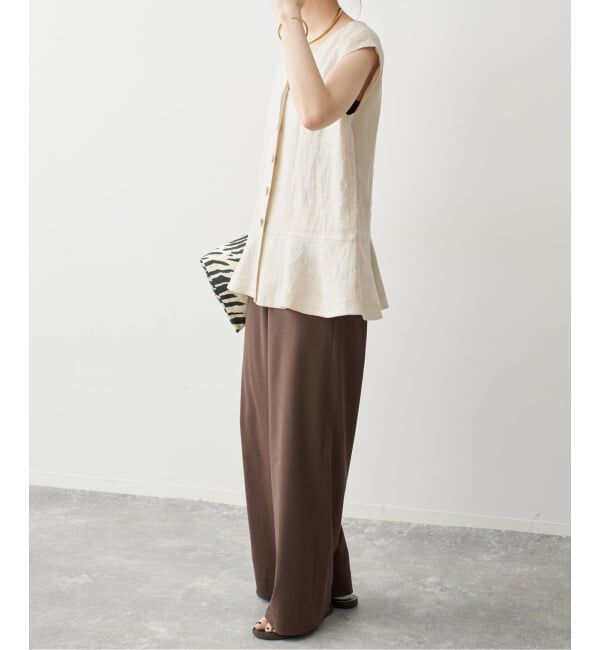 Spick and Span「リネンペプラムベスト」|その他|