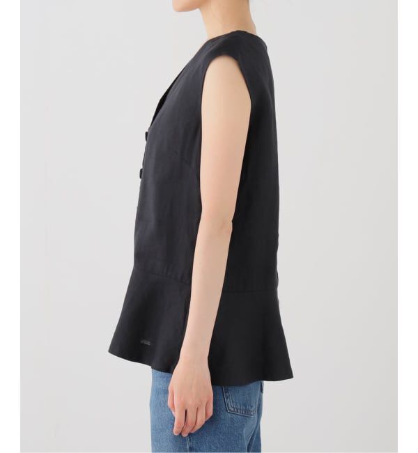 Spick and Span「リネンペプラムベスト」|その他|