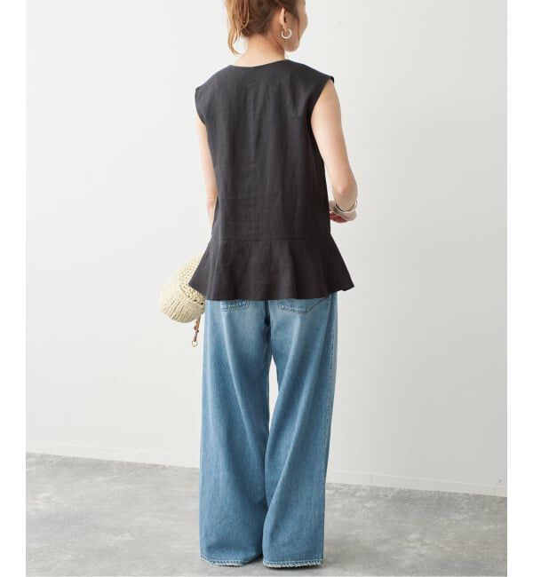 Spick and Span「リネンペプラムベスト」|その他|