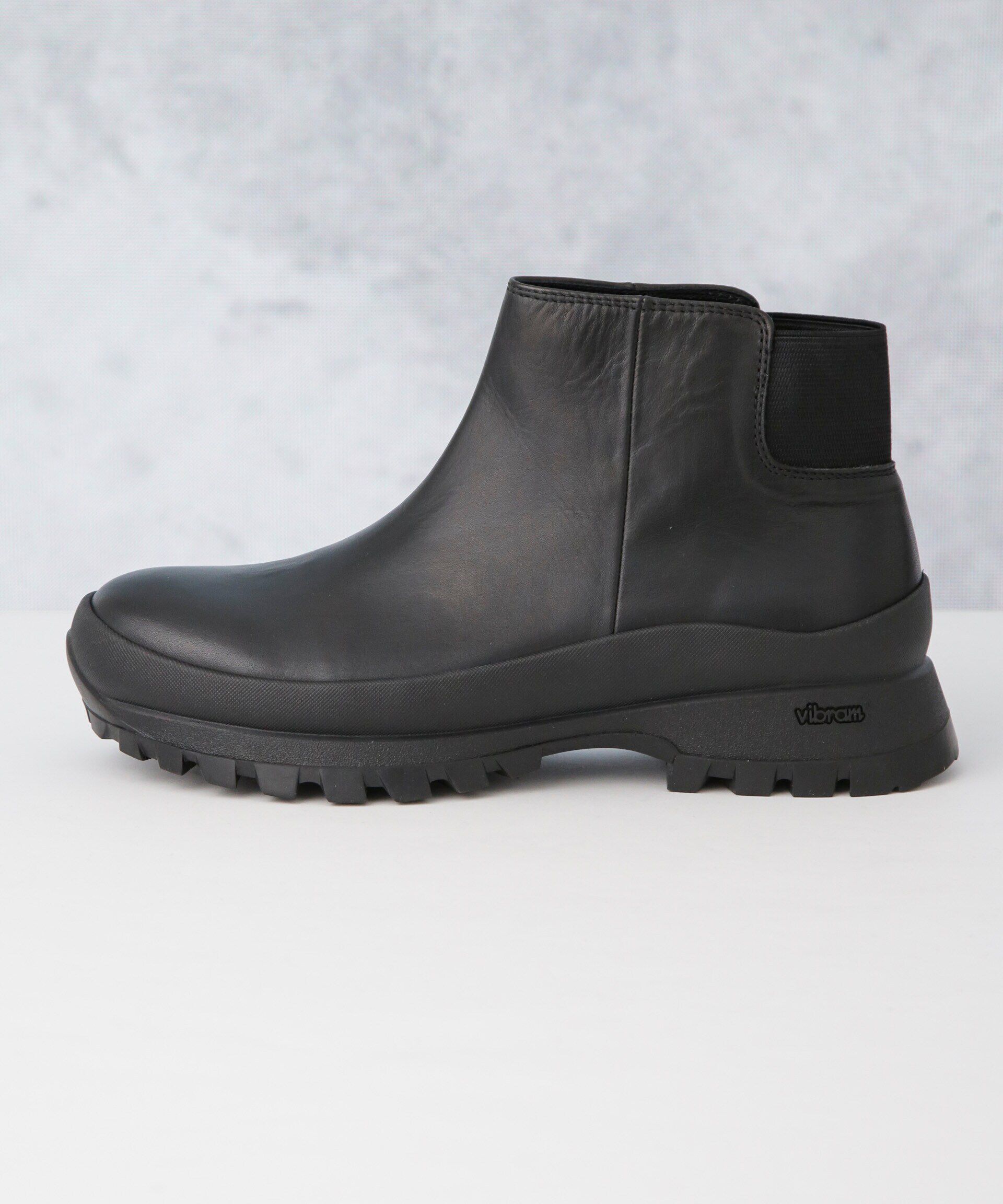 nano･universe「PADRONE/BACK GORE BOOTS」|ショートブーツ|