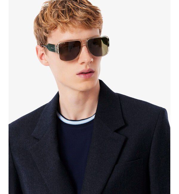 LACOSTE「フェルテッドウールブレザー」|テーラードジャケット|