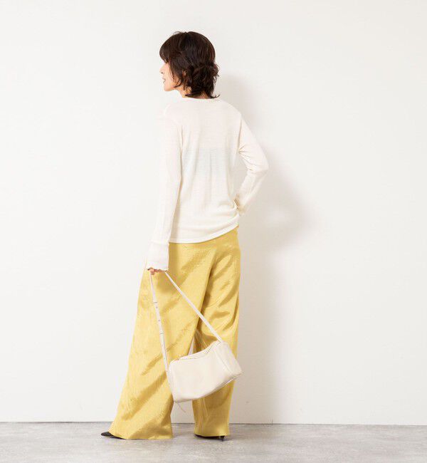 NOLLEY'S「MY STANDARD ウォッシャブルリブカーディガン」|カーディガン|