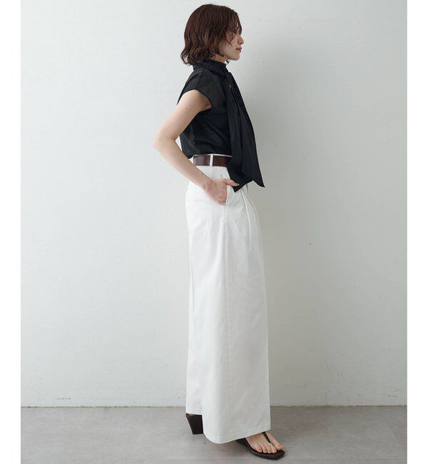  「【WEB＆一部店舗限定カラーあり】コットンシルクボウブラウス」|シャツ・ブラウス|