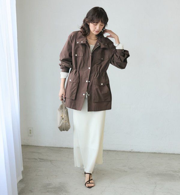  「【美シルエットが魅力】キュプラ混バイアススカート」|スカート|