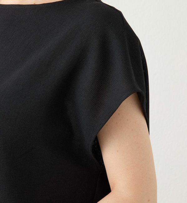  「【セットアップ着用可能/ドライタッチ/シワになりにくい】メッシュフレンチブラウス」|シャツ・ブラウス|