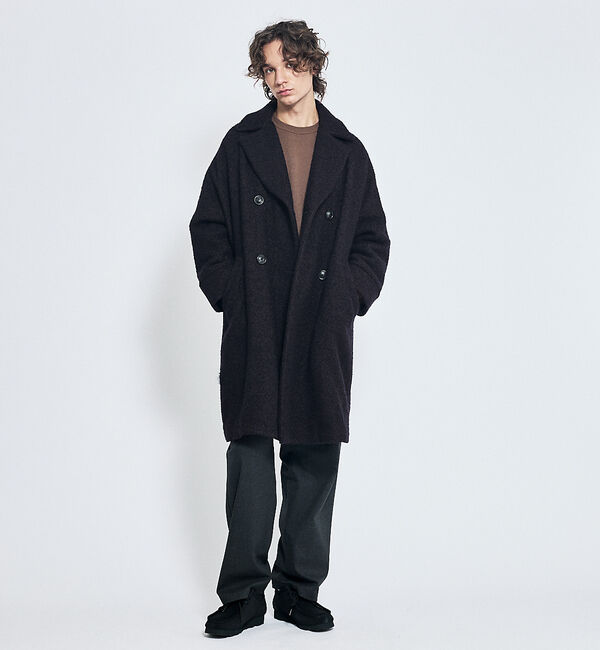 ABAHOUSE「【リバーシブルカラー】14Gコットン ニットスウェット / クルーネックプルオー」|ニット・セーター|