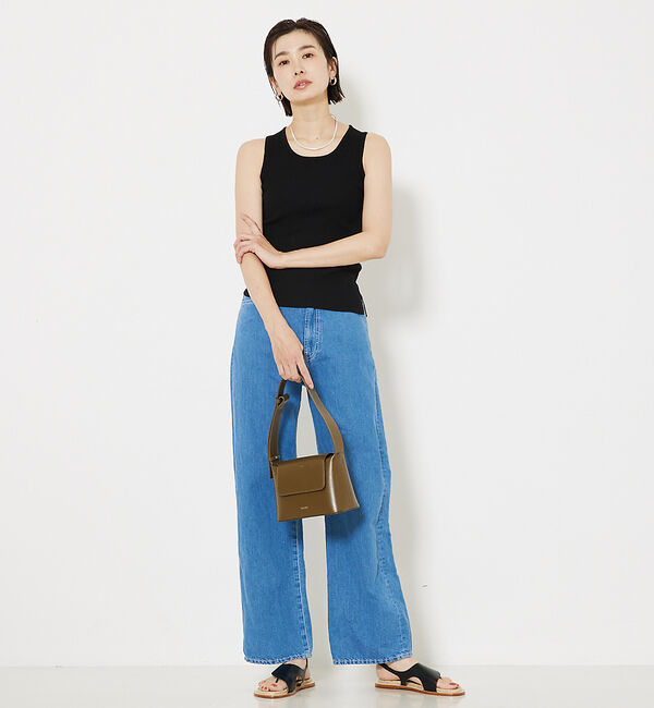 qualite「【セットアップ対応】コットンリネンデニム」|デニム|