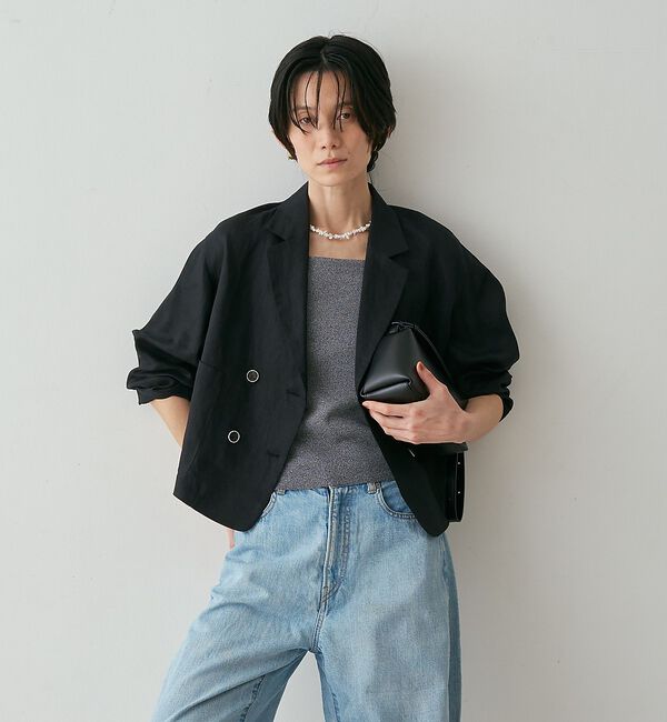 qualite「リネンショートジャケット【予約】」|その他|