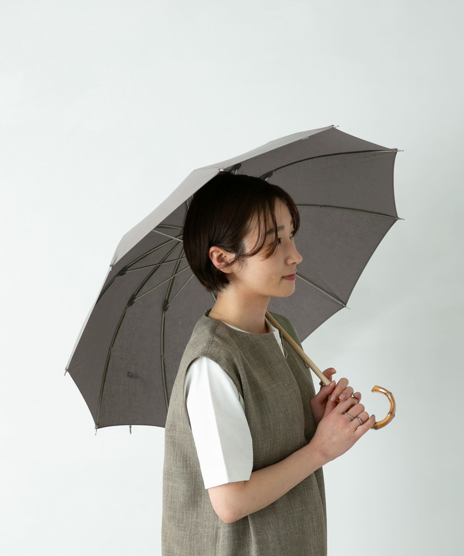 URBAN RESEARCH DOORS「『WEB限定』CINQ　晴雨兼用傘」|その他|グレー