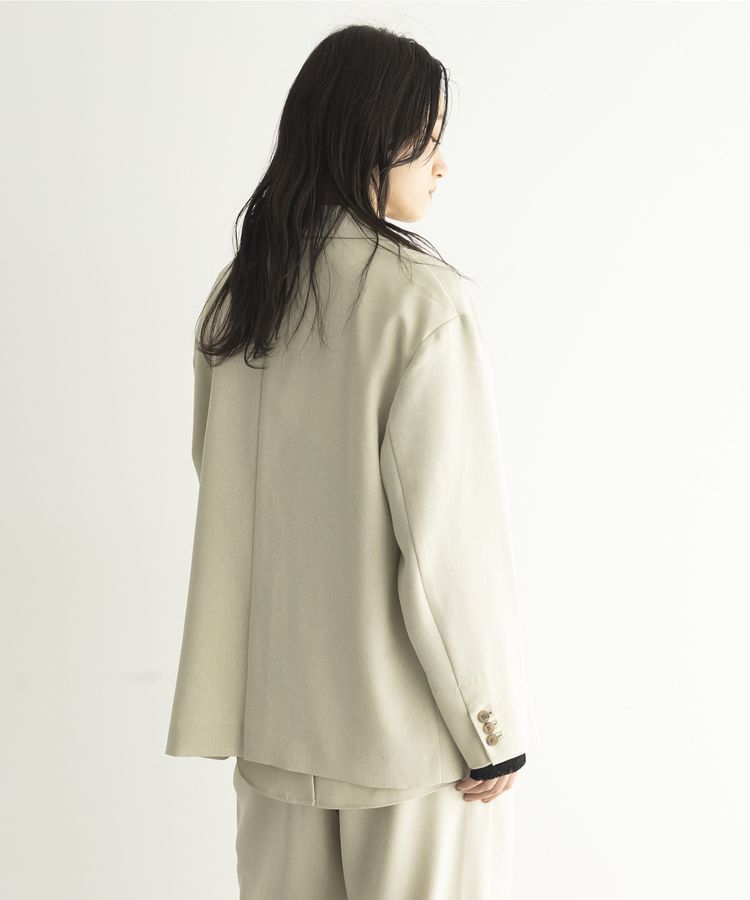 GARAGE OF GOOD CLOTHING「【日本製】無地オーバーサイズシングル前ジャケット」|テーラードジャケット|