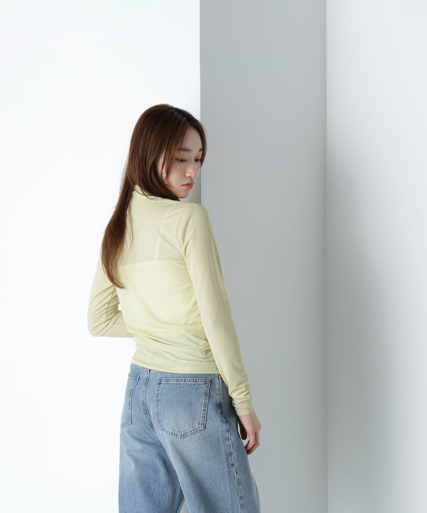  「シアーカットソーシリーズ ハイネック」|Tシャツ・カットソー|