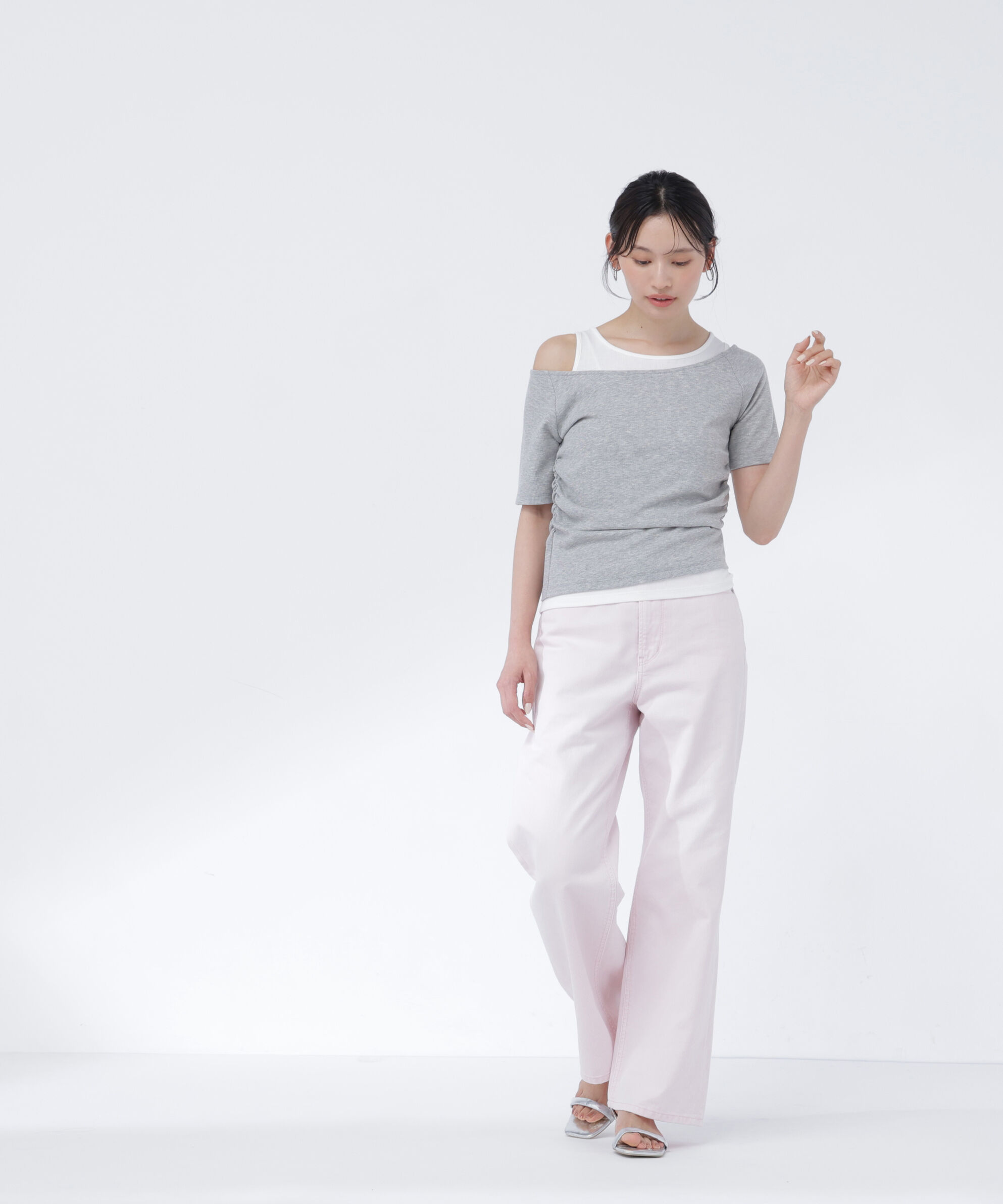  「ワイドストレートデニムパンツ」|その他|