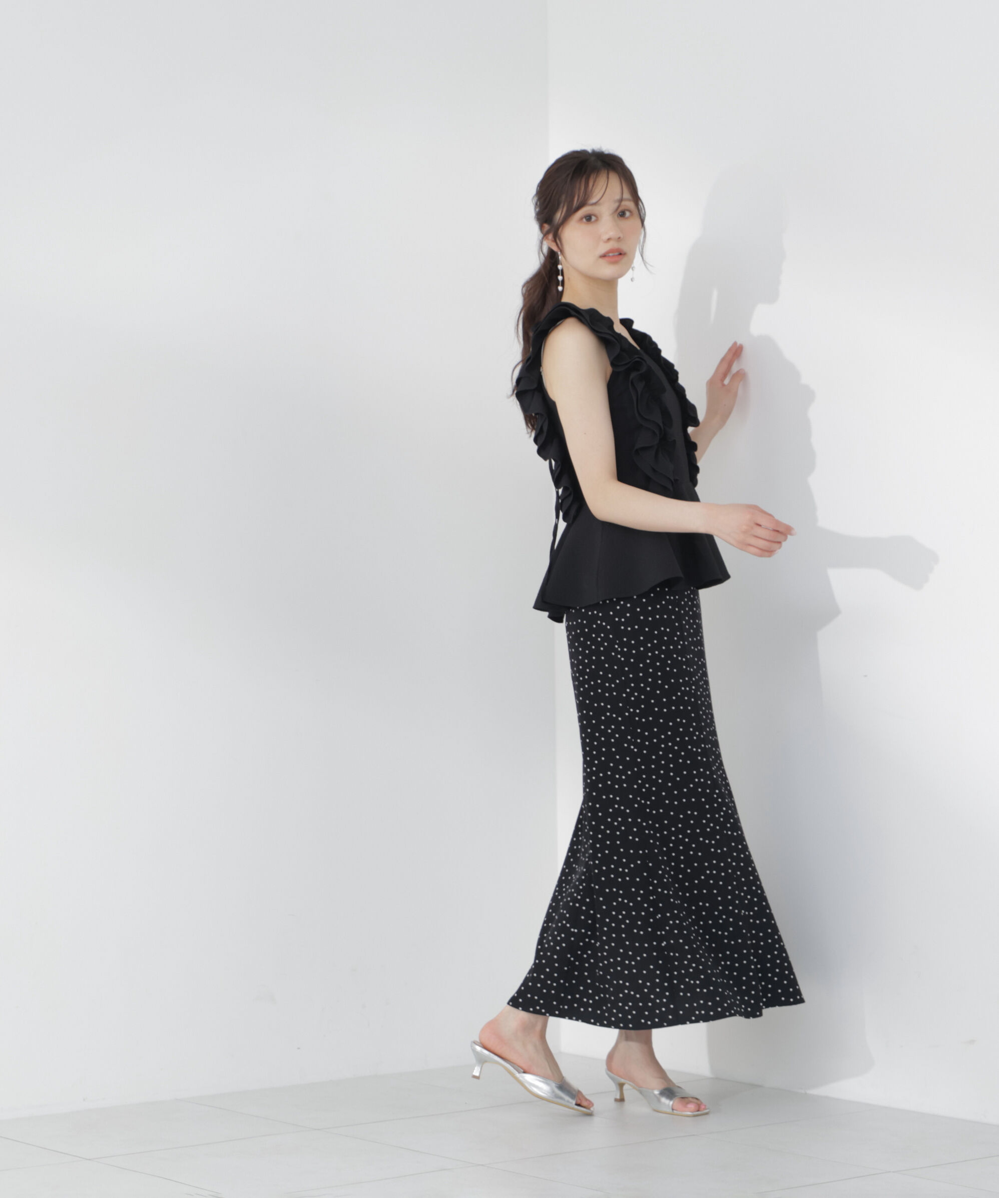 PROPORTION BODY DRESSING「フリルブラウス　26SS」|シャツ・ブラウス|