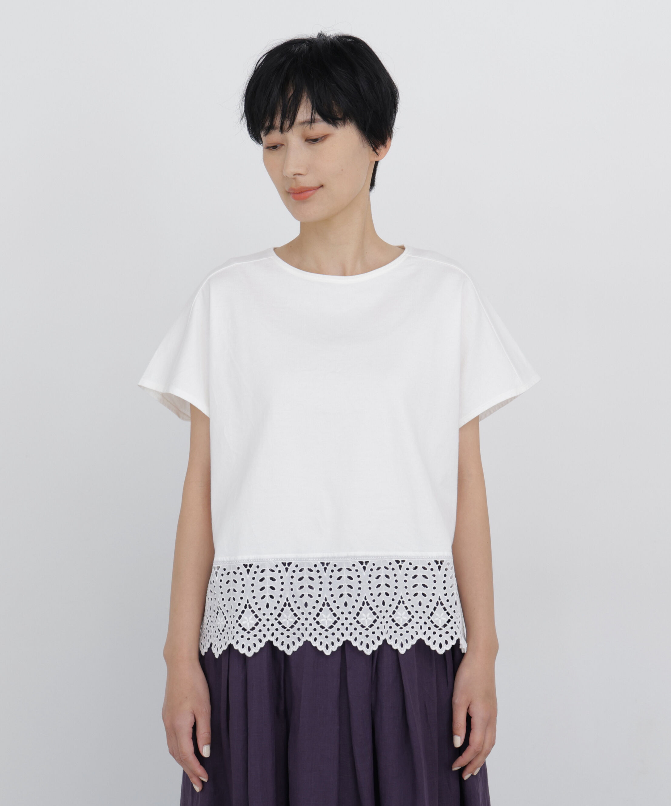  「◆レースカットソー」|Tシャツ・カットソー|