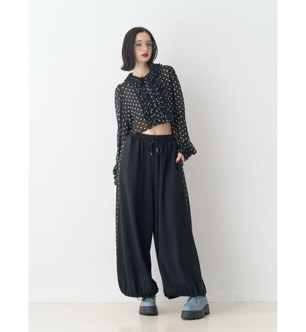 jouetie「バレルレッグルーズスタッズパンツ【セットアップ対応】」|その他|