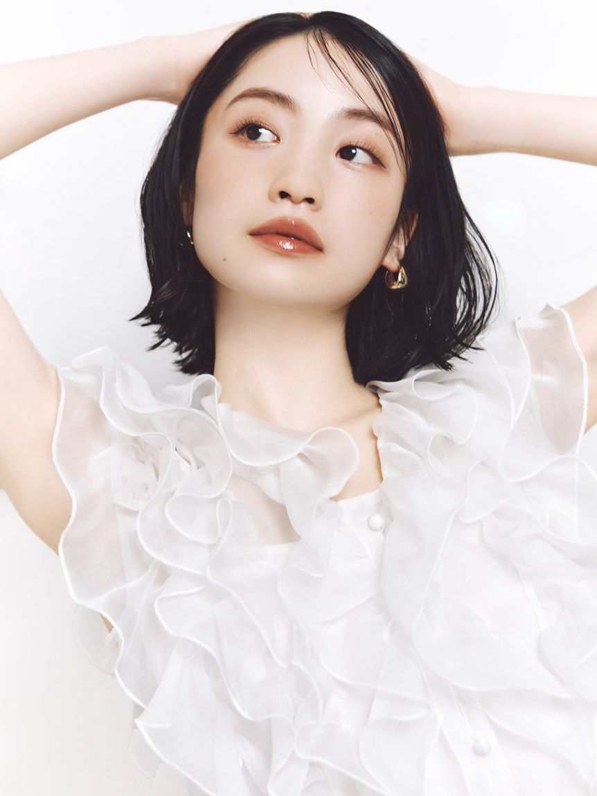 新色追加/WEB限定カラーあり】ノースリフリルブラウス（SNIDEL