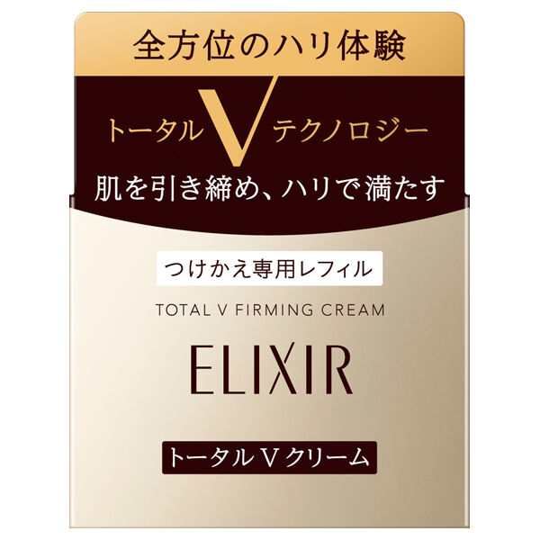 エリクシール「エリクシール トータルV ファーミングクリーム つけかえ用/心地よいアクアフローラルの香り (50g)」|美容液・オイル・クリーム|
