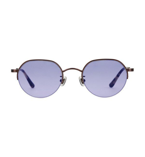  「SUNCUTGlasses/UV100%CUT サングラス カラーレンズ メタルフレーム UVカット 紫外線対策 Zoff」|サングラス|