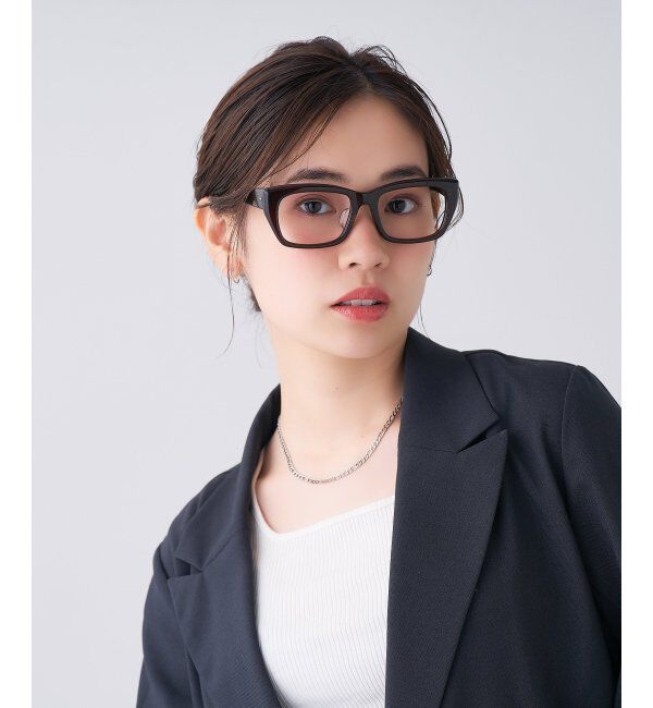  「ウェリントン型 メガネ | 軽量｜伊達メガネ 度付きメガネ｜ユニセックス｜読書 ビジネス   レンズ交換券付」|メガネ|