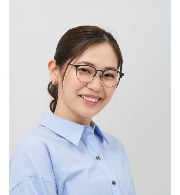  「ボストン型 メガネ | チタン 高級感  度あり 度なし メンズTITANIUM (ビジネス) レンズ交換券付」|メガネ|