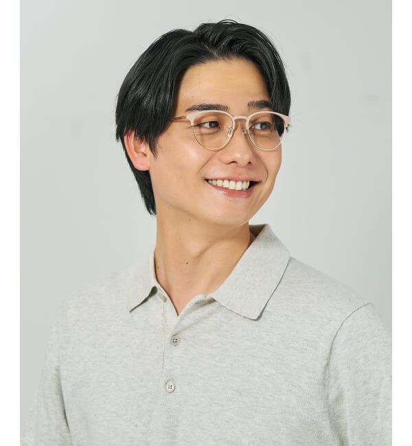  「ボストン型 メガネ | チタン 高級感  度あり 度なし メンズTITANIUM (ビジネス) レンズ交換券付」|メガネ|