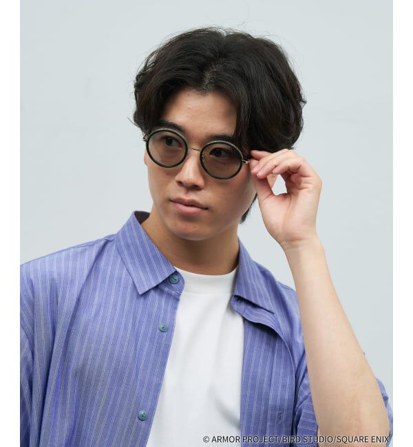  「WEB限定 Zoff｜DRAGON QUEST【スライムモデル】サングラス｜UVカット ラウンド型」|サングラス|