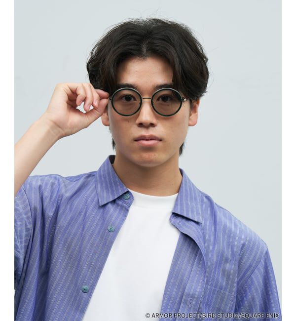  「WEB限定 Zoff｜DRAGON QUEST【スライムモデル】サングラス｜UVカット ラウンド型」|サングラス|