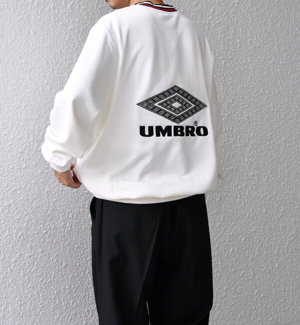 SHIPS any「【SHIPS any別注】UMBRO: 90s ロゴ サッカー スウェット (セットアップ対応)◇」|スウェット・ジャージ|ホワイト