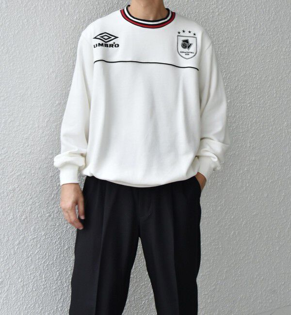 SHIPS any「【SHIPS any別注】UMBRO: 90s ロゴ サッカー スウェット (セットアップ対応)◇」|スウェット・ジャージ|