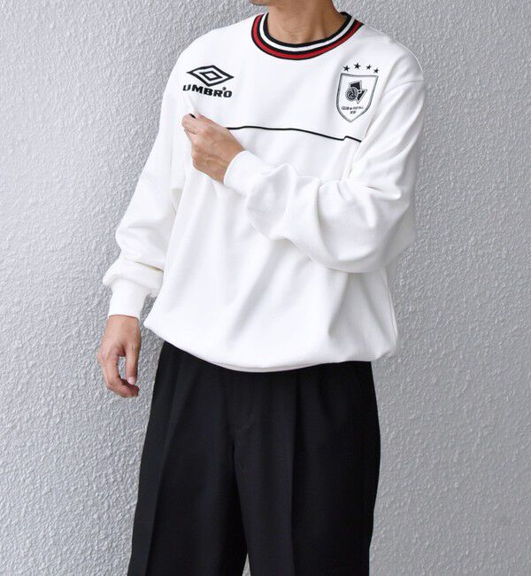 SHIPS any「【SHIPS any別注】UMBRO: 90s ロゴ サッカー スウェット (セットアップ対応)◇」|スウェット・ジャージ|