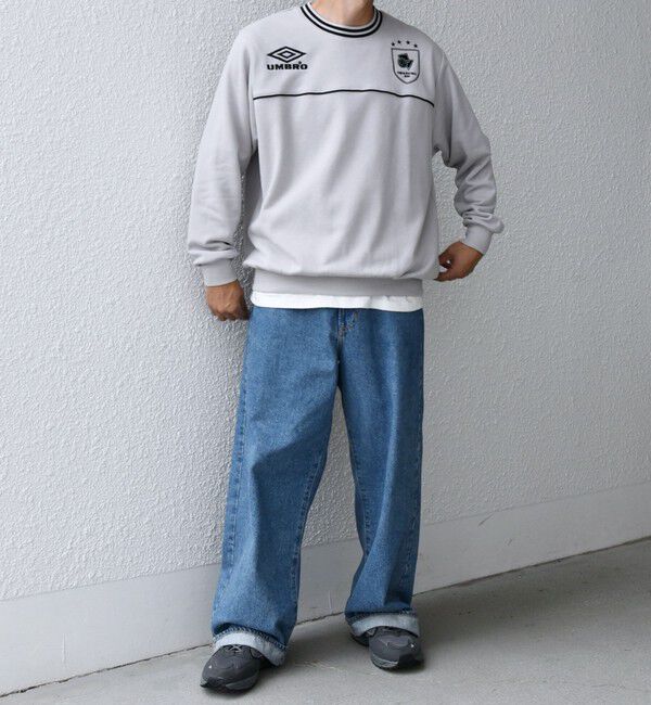 SHIPS any「【SHIPS any別注】UMBRO: 90s ロゴ サッカー スウェット (セットアップ対応)◇」|スウェット・ジャージ|